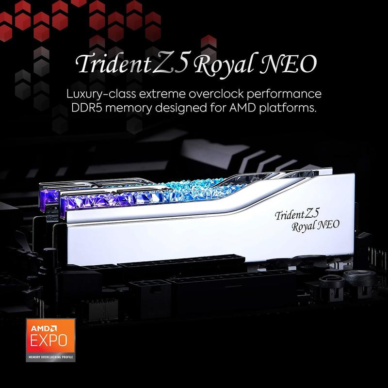 Memória RAM DDR5 G.Skill Trident Z5 Royal Neo 32GB (2x16GB